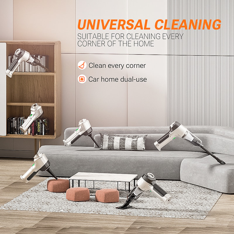 UltraClean Pro Handheld Car Vacuum Car Vacuum Portable Cordless With Strong Suction Car Vacuum Clea 3