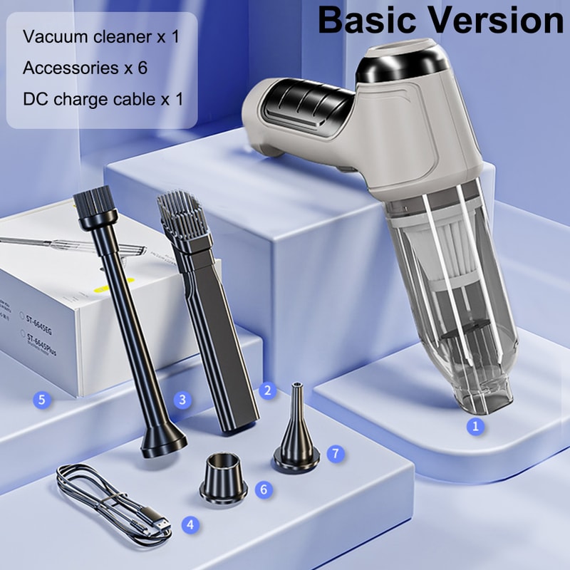 Wireless Handheld Car Home Vacuum Cleaner Portable Powerful Strong Suction Mini Cleaner 1