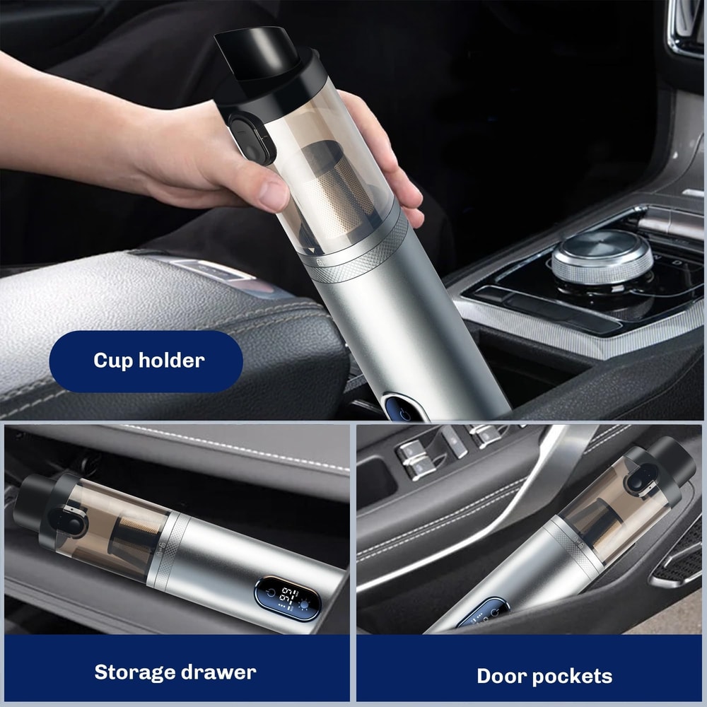 Portable Cordless Handheld Vacuum Cleaner With Powerful Suction For Car Home 1