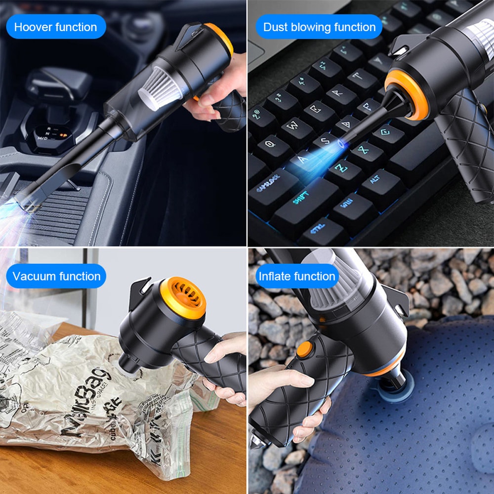 Rechargeable Handheld Vacuum Cleaner Blower Multifunction Mini Car Vacuum For Home Keyboard Detai 2