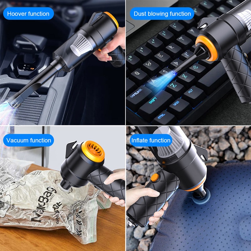 Rechargeable Handheld Vacuum Cleaner Blower Multifunction Mini Car Vacuum For Home Keyboard Detai 2