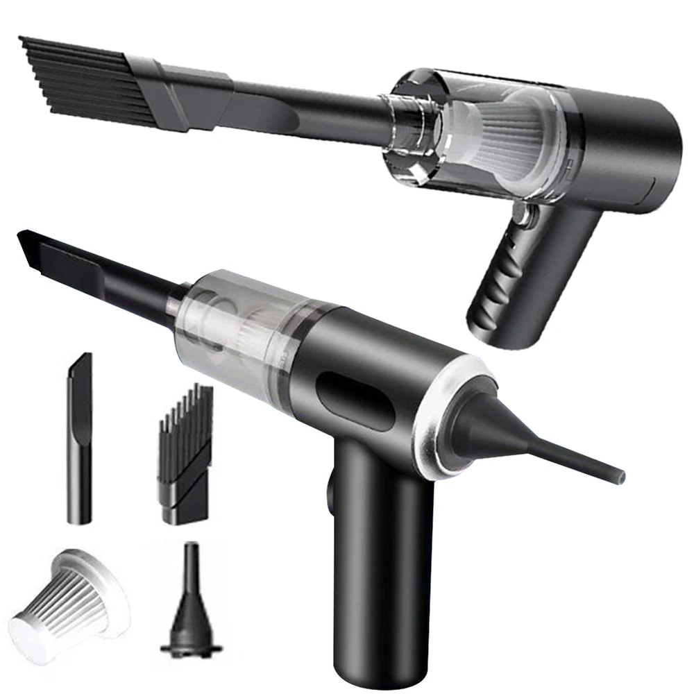 TurboClean Pro Wireless Car Home Vacuum Cleaner Powerful Cordless Handheld Cleaner 0