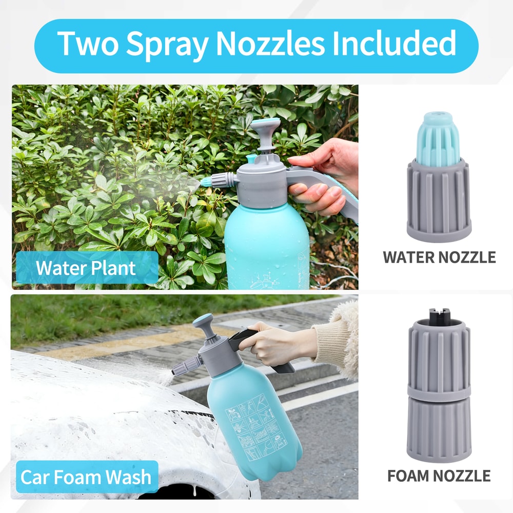 Premium Hand Pump Car Wash Foam Sprayer Portable Foam Cannon With Adjustable Nozzles For Deep Clean 1