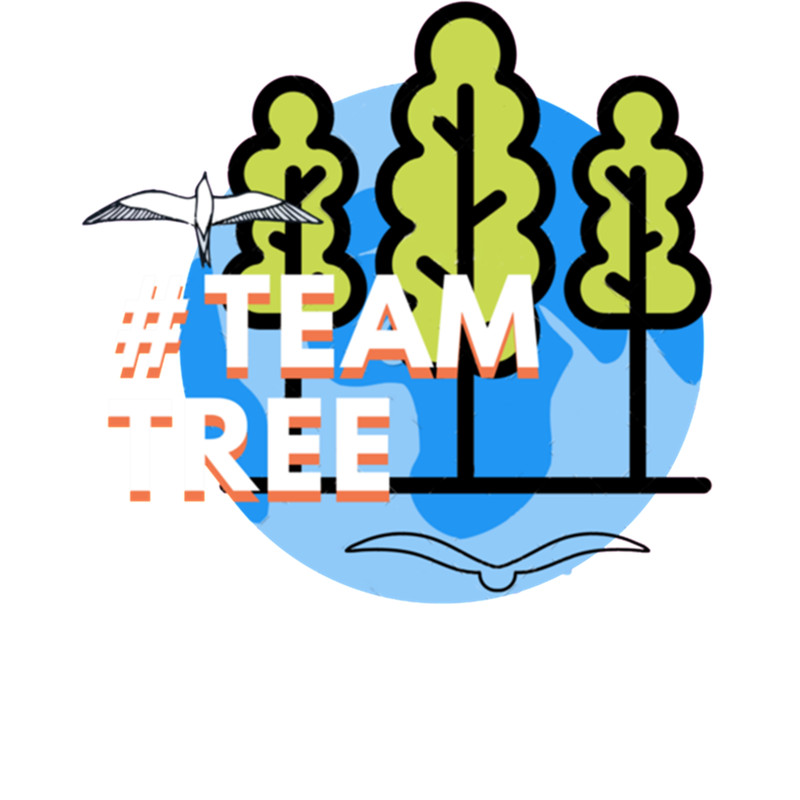 TeamTrees Logo plant 20 Million Trees .png