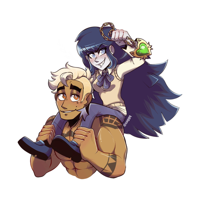 Mera x Indus chibi .png