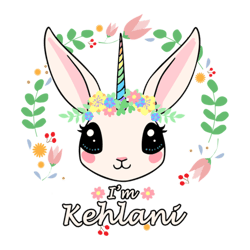 i m kehlani the unicorn bunny