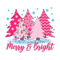 Merry and Bright Pink Christmas Tree, Pink Christmas Costume .png