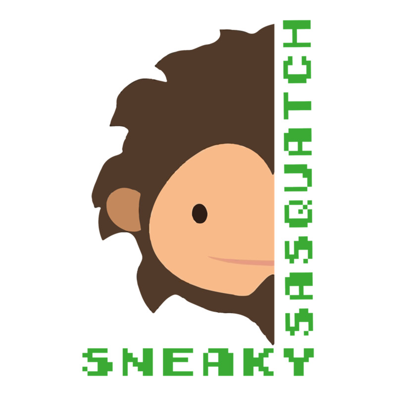 Sneaky Sasquatch Funny Big Head For Game Lover, Sneaky Sasquatch Logo Essential .png