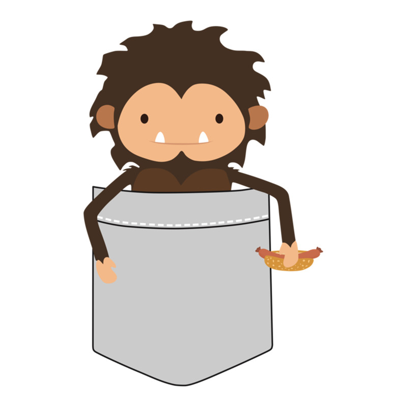 sneaky sasquatch snack cute .png