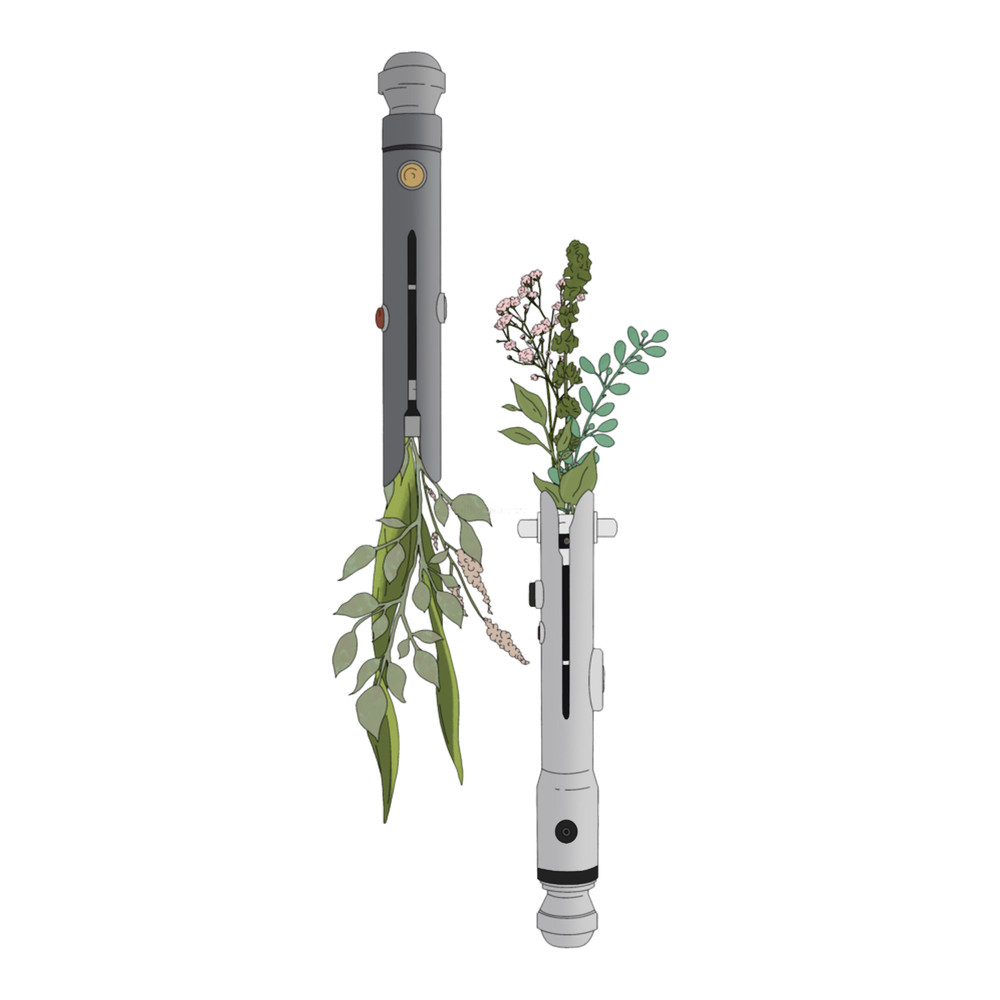 Ahsoka Flower Sabers.png