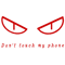 Don't touch my phone sticker for iPhone cases.png