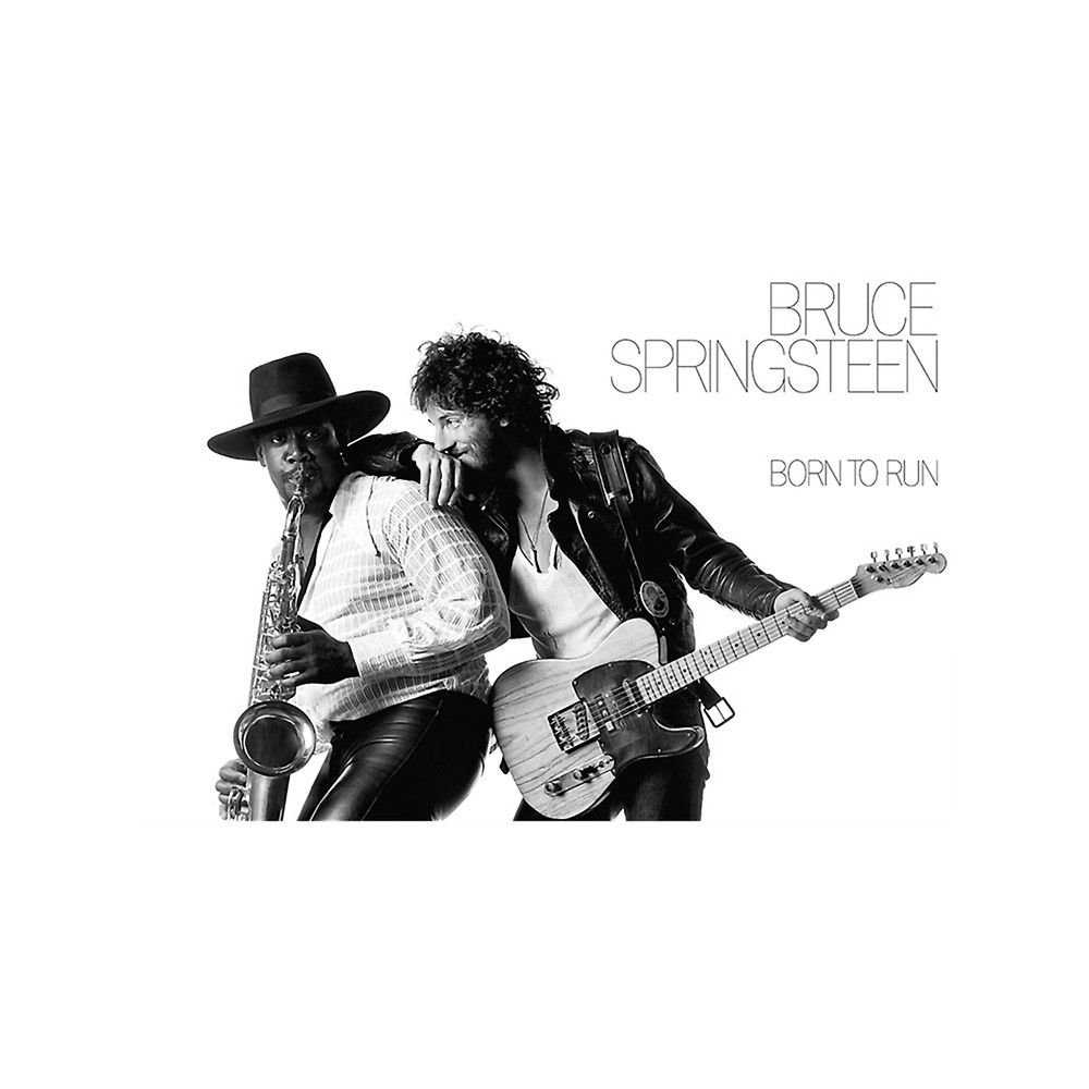 Springsteens Born To Run Black And White Poster.png