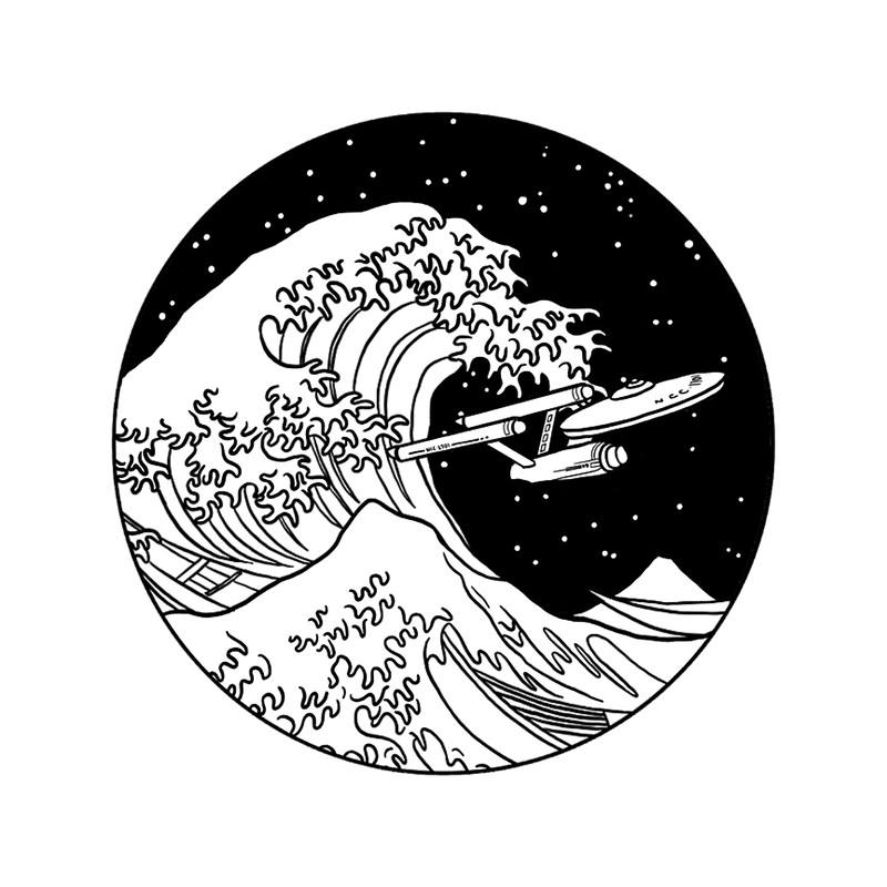 Trek Spaceship in Space - The Great Wave.png