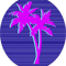 Vaporwave palm trees 2  .png