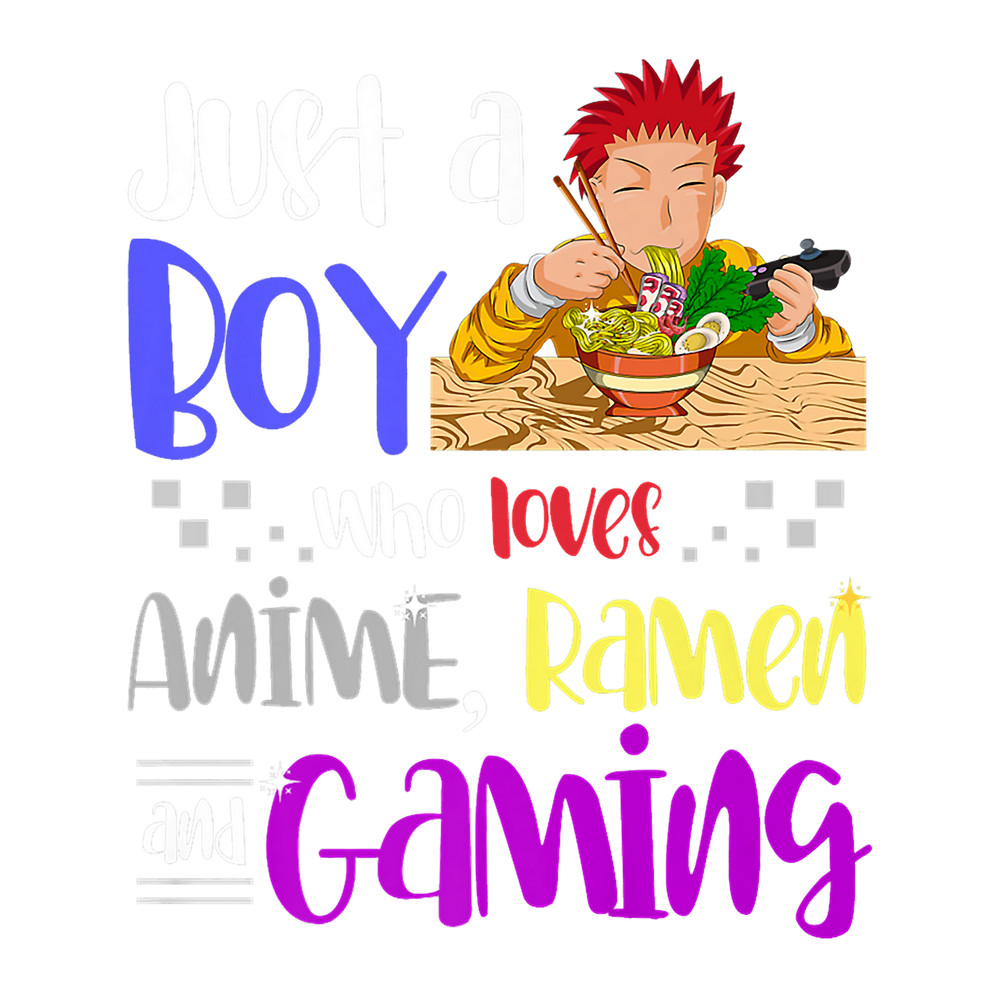 Video Games Gamer Boys Kawaii Ramen Otaku Gaming Anime.png
