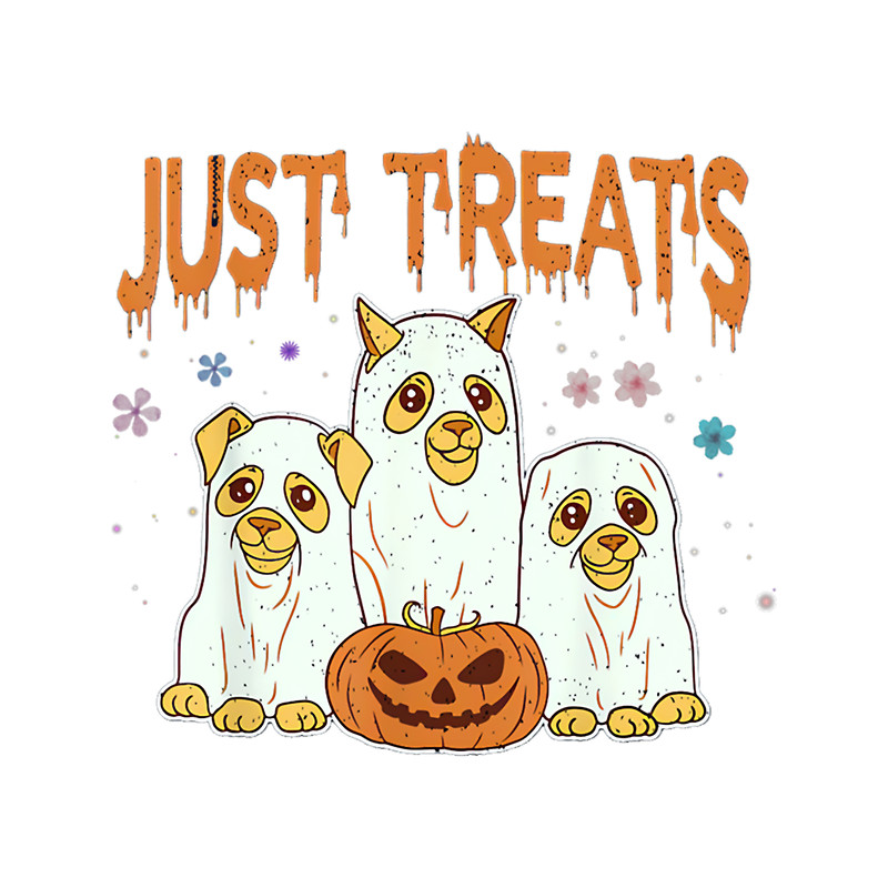 Cute Funny Dogs Ghost Halloween Season.png