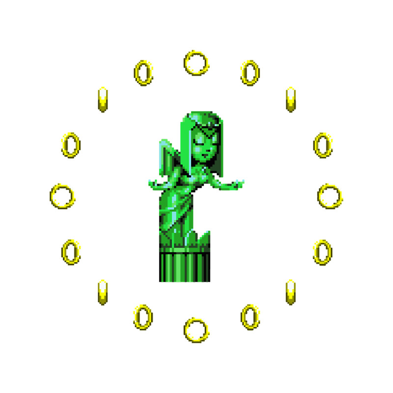 Sonic CD Angel Statue.png