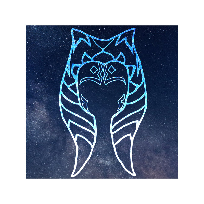 Ahsoka Tano blue sky galaxy .png