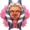 Ahsoka Tano Flower Wreath .png