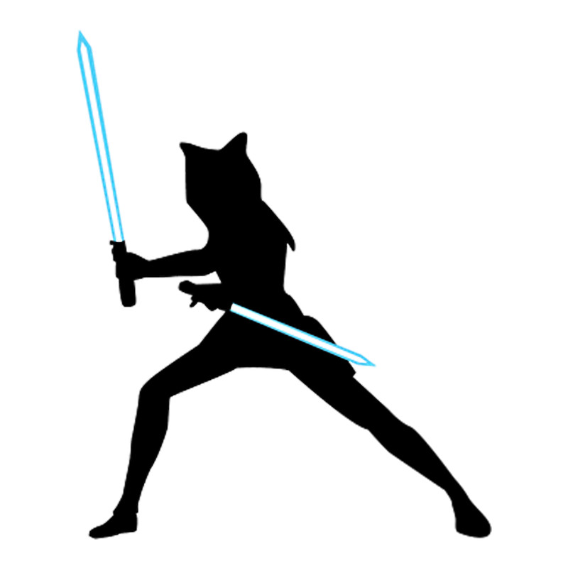 Ahsoka Tano with blue lightsabers .png