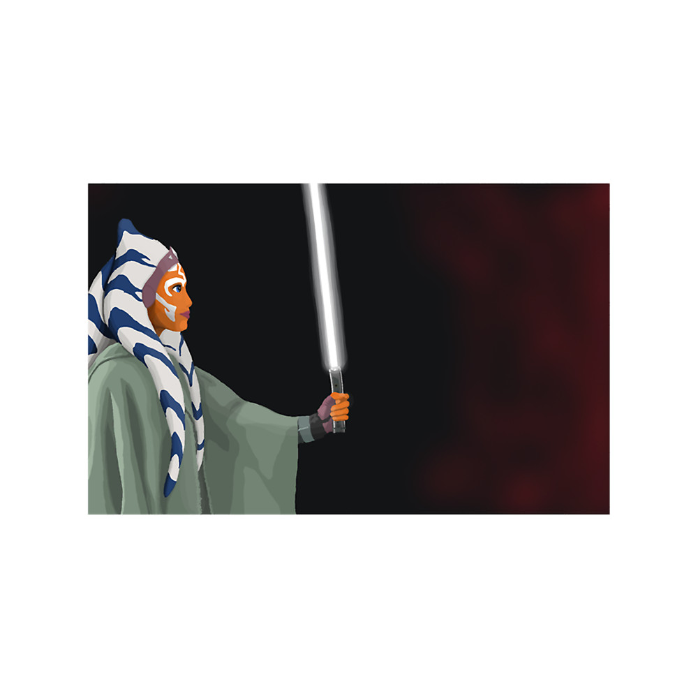 Ahsoka Tano with lightsaber .png