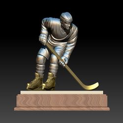 3D STL Model file Figure Hockey Player for 3D Printing