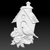 3D Model STL Bird and birdhouse