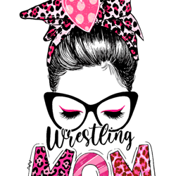 wrestling mom, bun hair