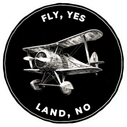 fly, yes. land, no.biplane adventure