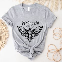 death moth shirt, death bug shirt, halloween shirt, funny halloween shirt, death head moth geo floral shirt, insect shir