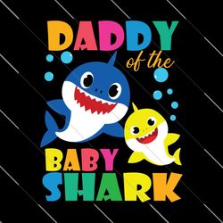 daddy of the baby shark svg, trending svg, daddy shark svg, daddy of baby shark, baby shark svg, dad shark svg, daddy sv