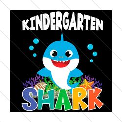 kindergarten baby shark svg