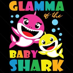 glamma of the baby shark svg