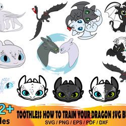 10 toothless how to train your dragon bundle svg, toothless svg