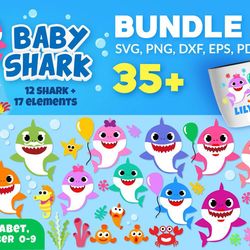 35 baby shark svg, baby shark cricut svg, baby shark clipart, baby shark svg for cricut, baby shark svg png, baby shark
