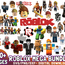 roblox mega bundle 300 svg, png images svg file digitall