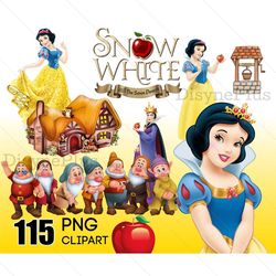 snow white disney princess bundle png file