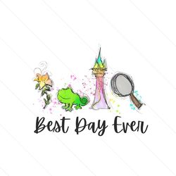 disney best day ever princess rapunzel png file cricut