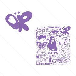 olivia rodrigo guts teenage dream svg file design