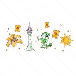 pascal tower lantern minimalist disney tangled rapunzel png