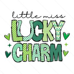 Retro Little Miss Lucky Charm SVG File Digital