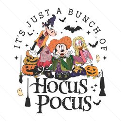 Its Just a Bunch of Hocus Pocus Halloween SVG Digital File