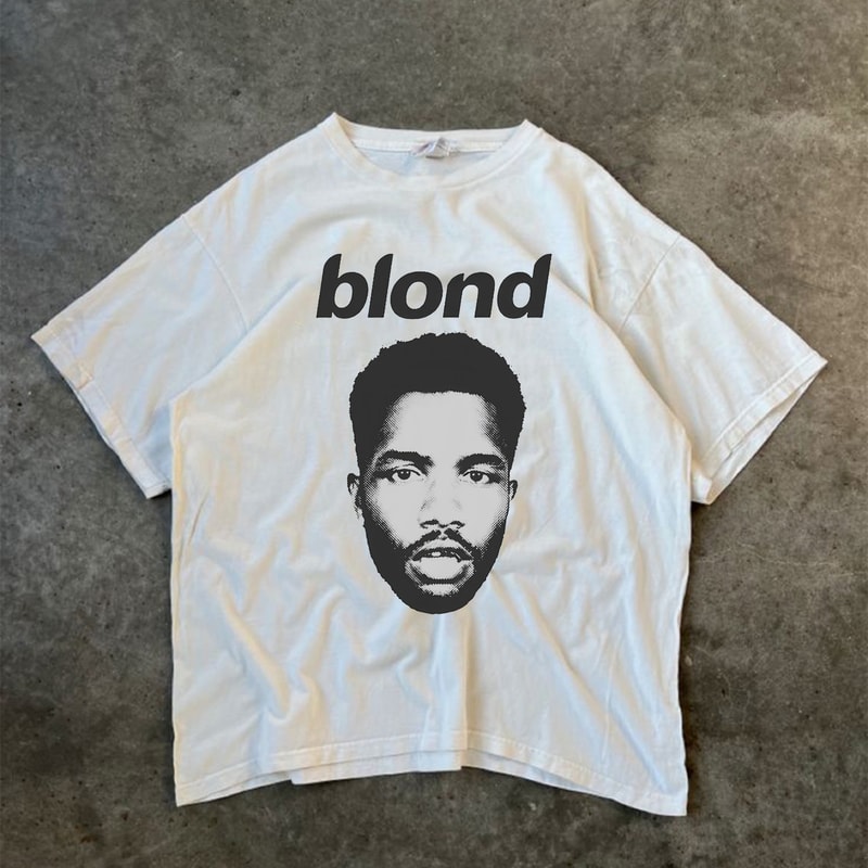 Blond Graphic T-shirt - Hip Hop Clothing - Frank Ocean Tee - Music Lovers - Birthday Gifts - 90's Tee - Rapper Tee - Merch.jpg