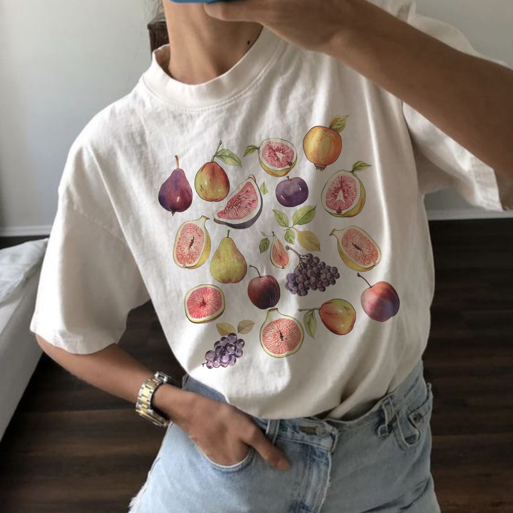 Fig Shirt Fruit Graphic Shirt Fig Graphic Tees For Women Fig T Shirt Aesthetic Shirt Vintage Shirt Vintage Fruit Shirt Graphic Fruit Shirt.jpg