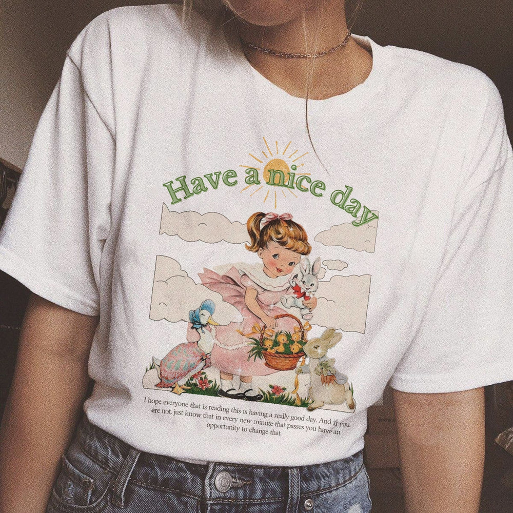 Vintage T-shirt Cottagecore Aesthetic Tee Cute T shirt Coquette Clothing Trendy Crewneck Feminine Shirt Cottagecore Tshirt Vintage Tee Trend.jpg