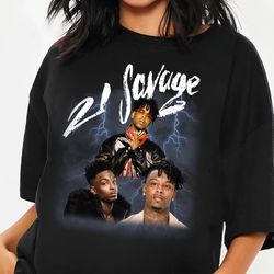 2024 21 savage tour shirt, american dream world tour, twenty-one savage graphic unisex tshirt, 21 savage concert group s