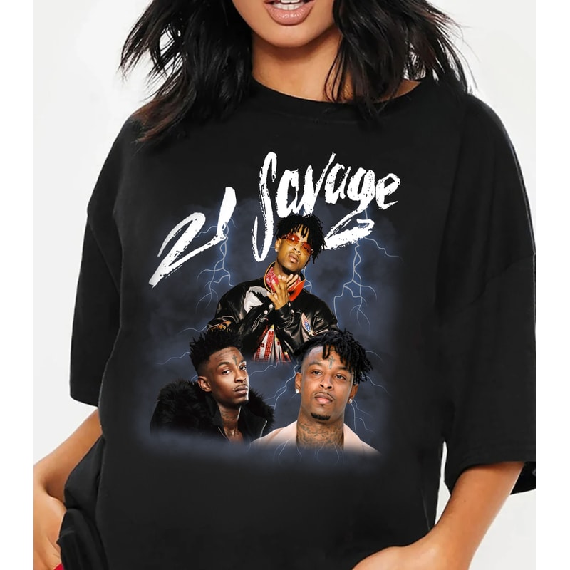 2024 21 Savage Tour Shirt, American Dream World Tour, Twenty-One Savage Graphic Unisex tShirt, 21 Savage Concert Group Shirt.jpg