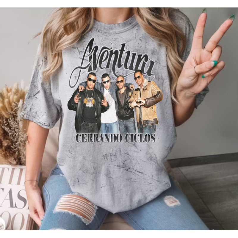 2024 Aventura Tour Shirt, Cerrando Ciclos T-shirt, Romeo Santos Shirt, Aventura Bachata Unisex tShirt, Aventura Comfort Colors Blast T-Shirt.jpg