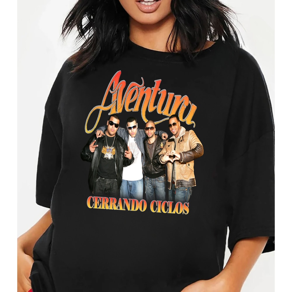 2024 Aventura Tour, Cerrando Ciclos shirt, Graphic T-shirt, Bachata Unisex Shirt, Aventura Concert Group Shirt 1.jpg