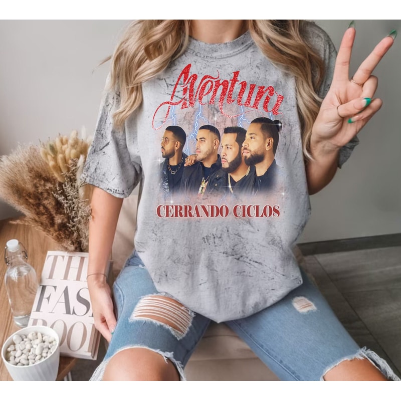 2024 Aventura Tour, Cerrando Ciclos T-shirt, Graphic T-shirt, Unisex Shirt, Aventura Concert Group Shirt Comfort Colors Blast T-Shirt.jpg